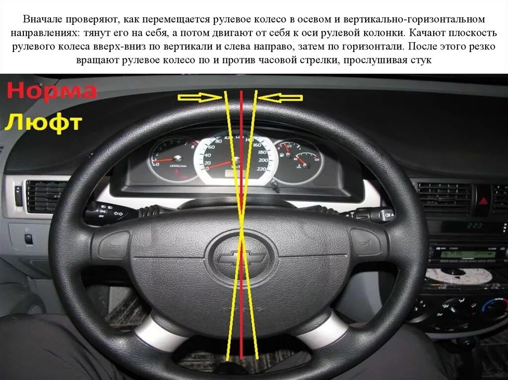 Проверка суммарного люфта рулевого управления автомобиля. Люфт в рулевом управлении. Допустимый люфт в рулевом управлении легкового автомобиля. Допустимый суммарный люфт рулевого колеса. Допустимый люфт рулевого колеса.