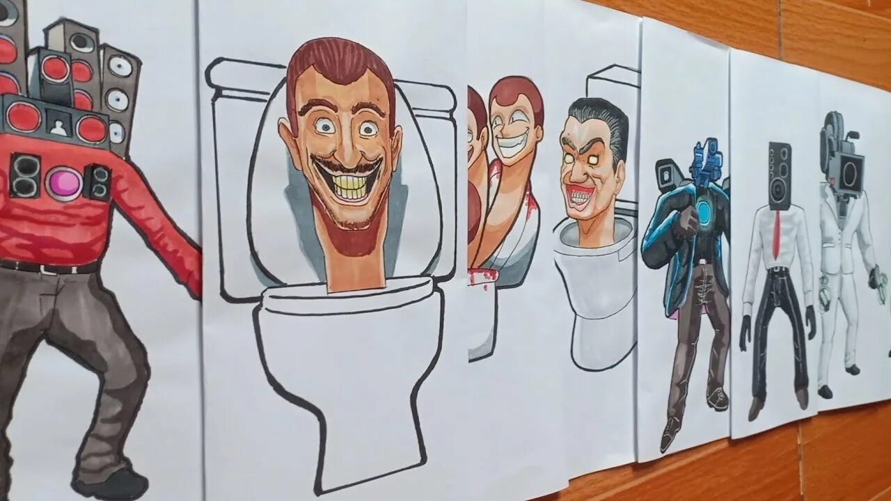 Skibidi toilet 72 2. Камера Мэн Титан SKIBIDI. Рисование титана Камерамена.