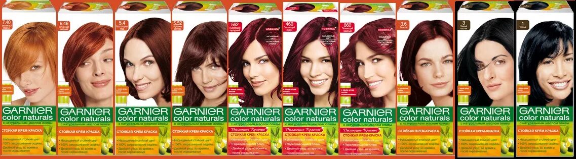 Краска для волос Garnier Color naturals creme - "Из блондинки в брюнетку с краск