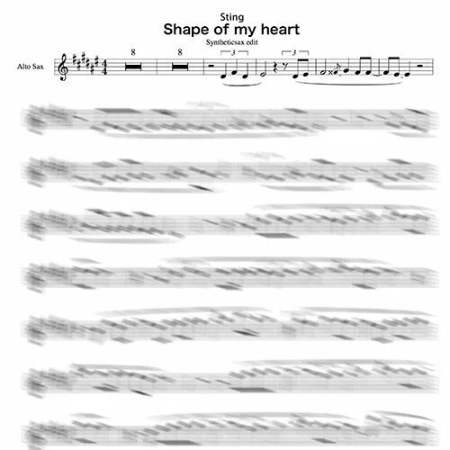 Shape of my heart минус