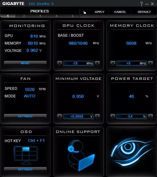 Gigabyte утилита для видеокарт. Gigabyte oc guru 3. gigabyte утилиты видеокарты. gigabyte oc guru 2.