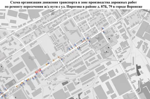 Карта воронежа кольцовская