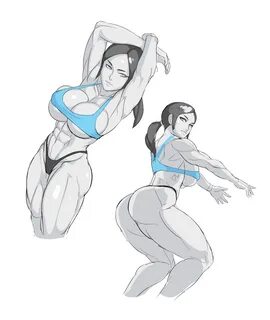 Rule34 - If it exists, there is porn of it / nisetanaqa, wii fit trainer / ...