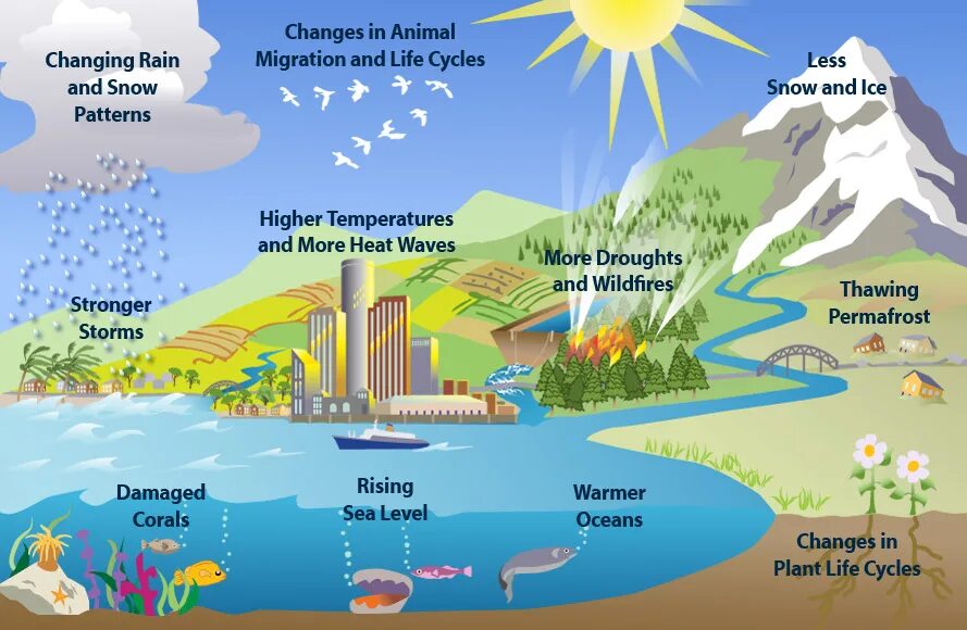 Изменение климата на планете. Climate change and Global warming. Климатические проблемы. Effects of global warming