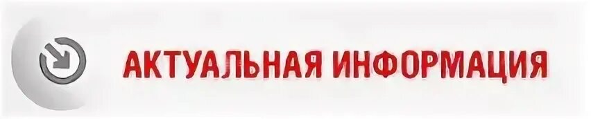 Актуальная информация