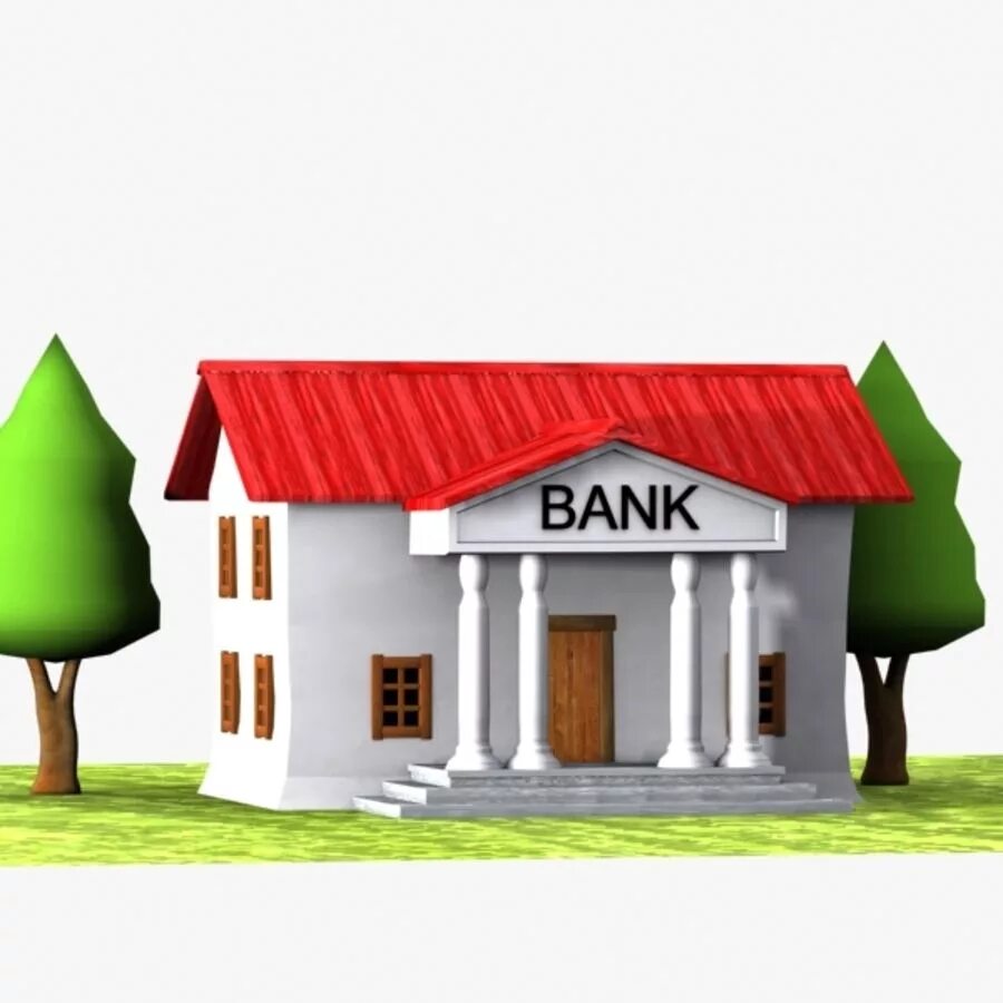 3d bank. Банк иллюстрация. Банк рисунок. Мультяшное здание банка. Банк мультяшный.