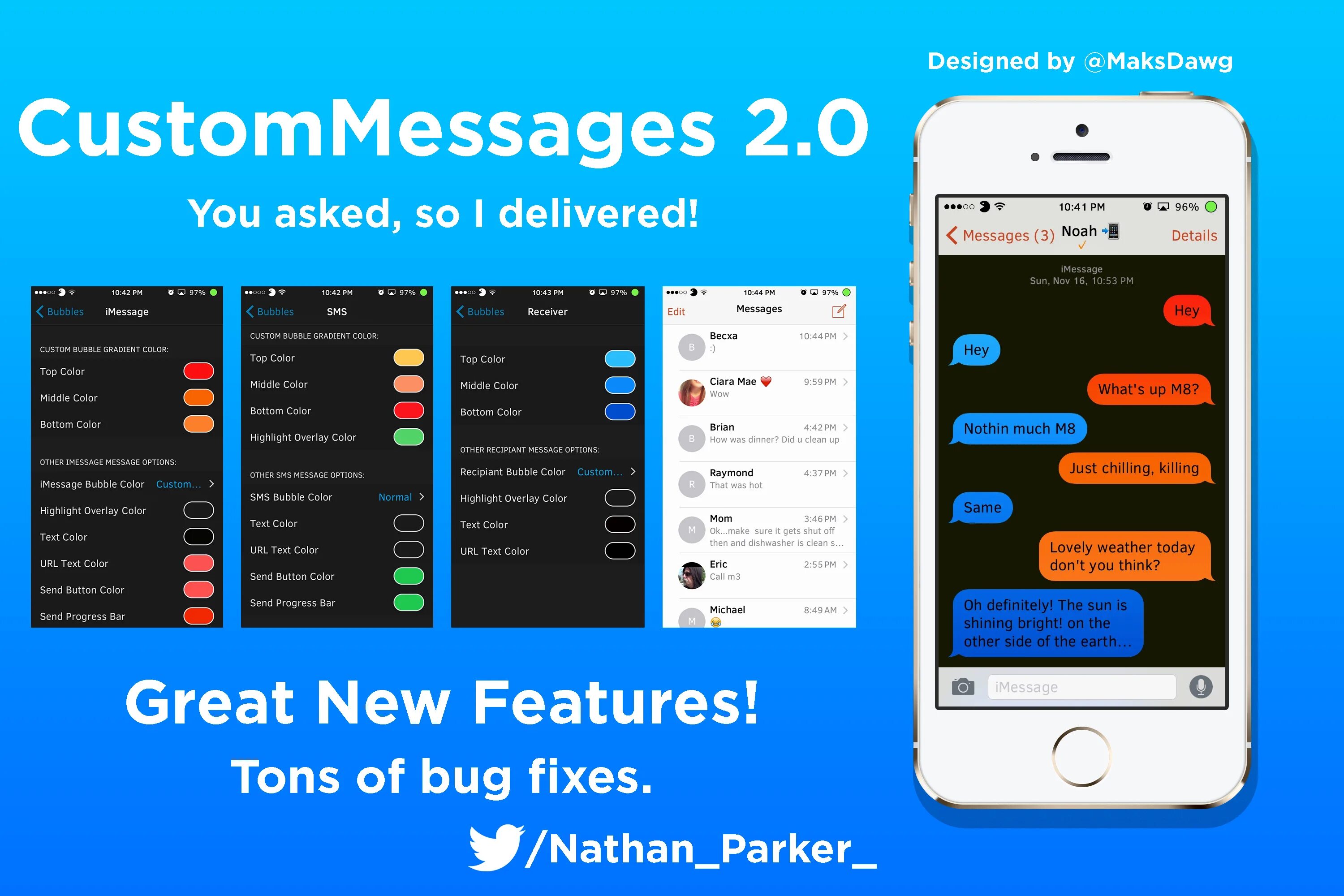 Custom messages. Customization IOS tweaks. Lynx IOS tweak. Autoanswer9 что за твик. Send button Color.