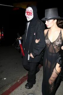 ADDISON RAE and Omer Fedi Leaves Halloween Party at Chateau Marmont in West...