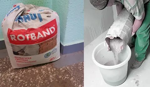 Можно использовать просроченную шпаклевку