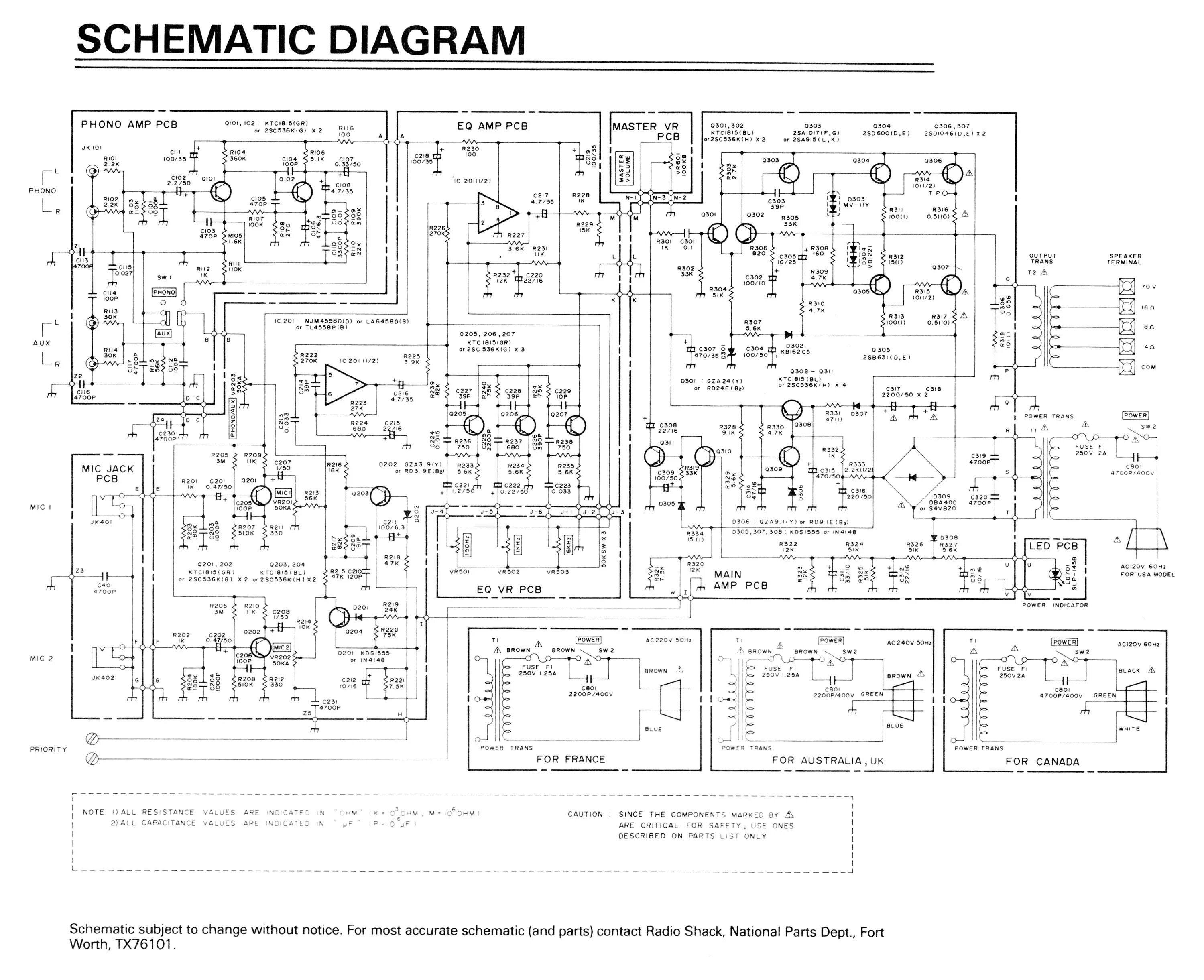 A a service manual. Realistic dx-302 схема. rd01mus1 схема. pa amplifier. т+а ра1200 amplifier service manual.