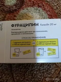 Фурацилин порошок инструкция по применению для полоскания