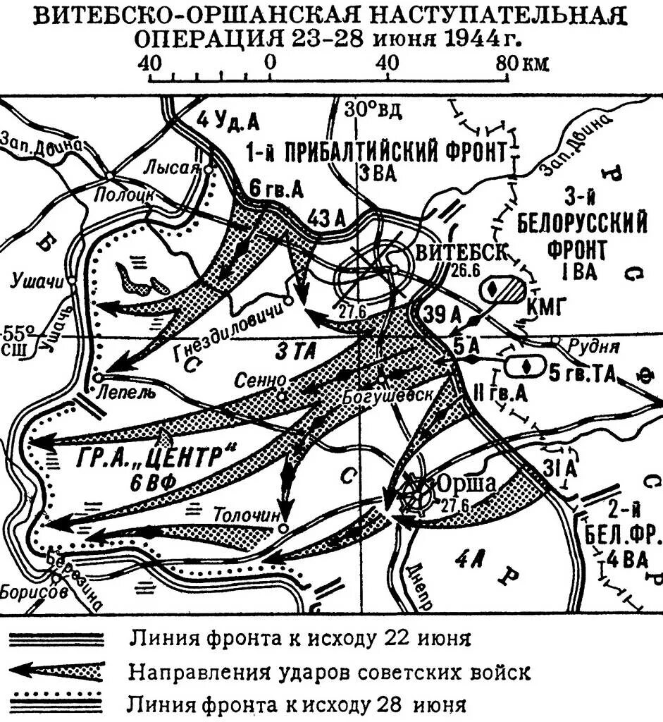 3 июня 1944. Витебско Оршанская операция 1944. Витебско Оршанская наступательная операция карта. Витебско-Оршанская операция июнь 1944 года.