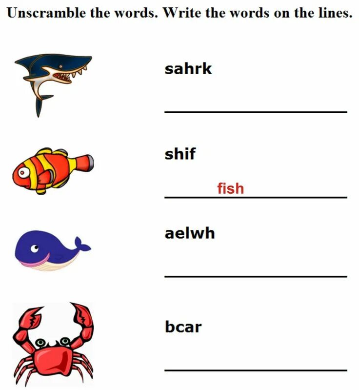 Unscramble the words and write them. English for 1 grade. worksheets for 1 grade english. tasks for grade 1. english words worksheets.