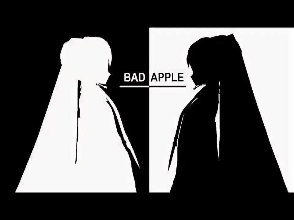 Песня bad apple на русском проект rus sub на русском Гнилое яблоко / Bad Apple!! Touhou Project YouTube