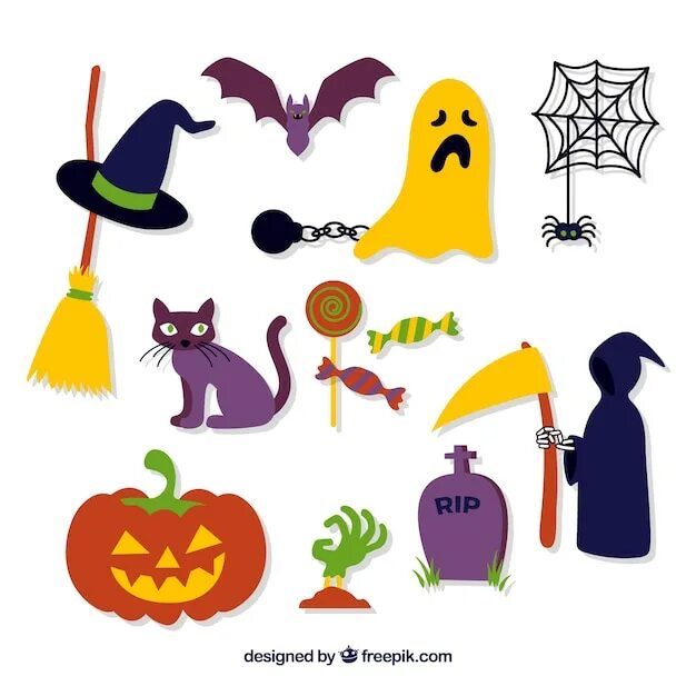 What colours are associated with halloween