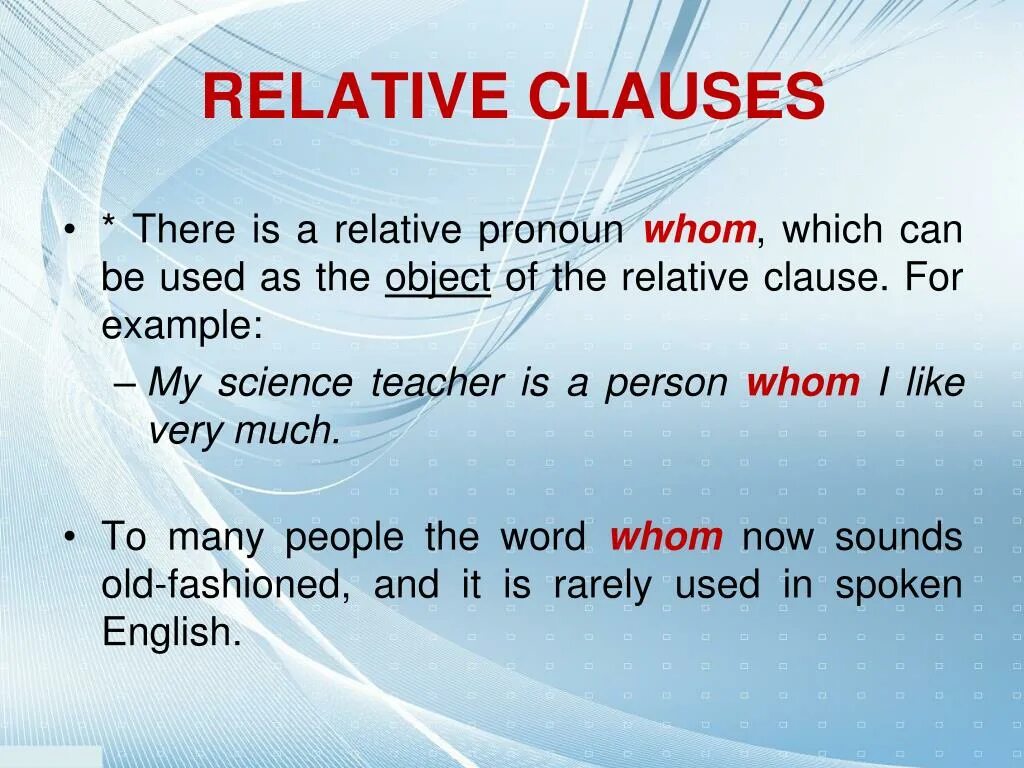 Relative Clauses. Relative Clauses в английском языке. Defining relative Clauses в английском. Relative Clauses English. Relative pronouns adverbs who