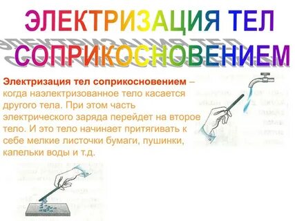 Какие материалы электризуются