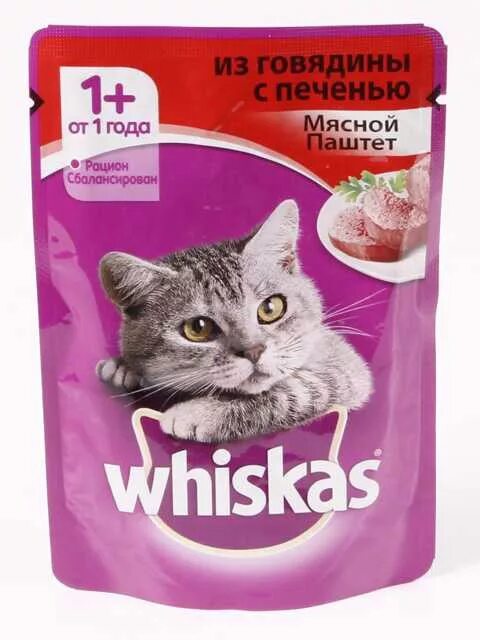 Вискас мясной. Вискас корм для кошек паштет 85 гр. вискас влажный корм паштет. whiskas пауч паштет говядина/печень 75гр. корм для кошек whiskas с говядиной 85 г.