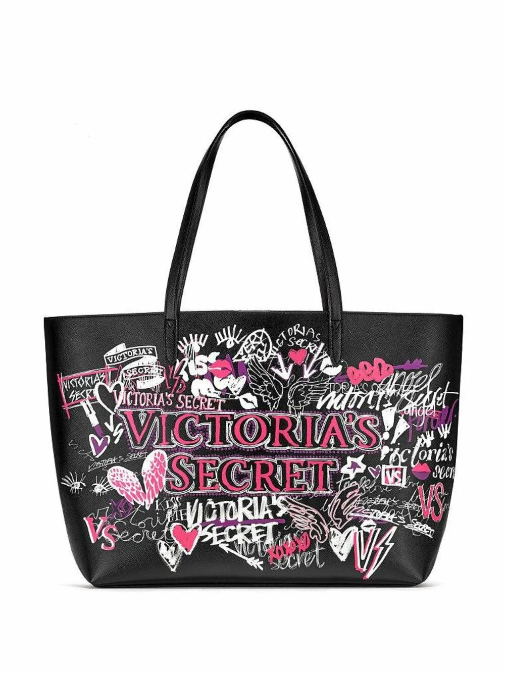 Сикрет сумки. Сумка шоппер Victoria's Secret черная.