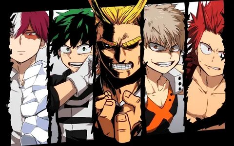 Anime Boku No Hero Academia Izuku Midoriya All Might Katsuki Bakugou Shouto...