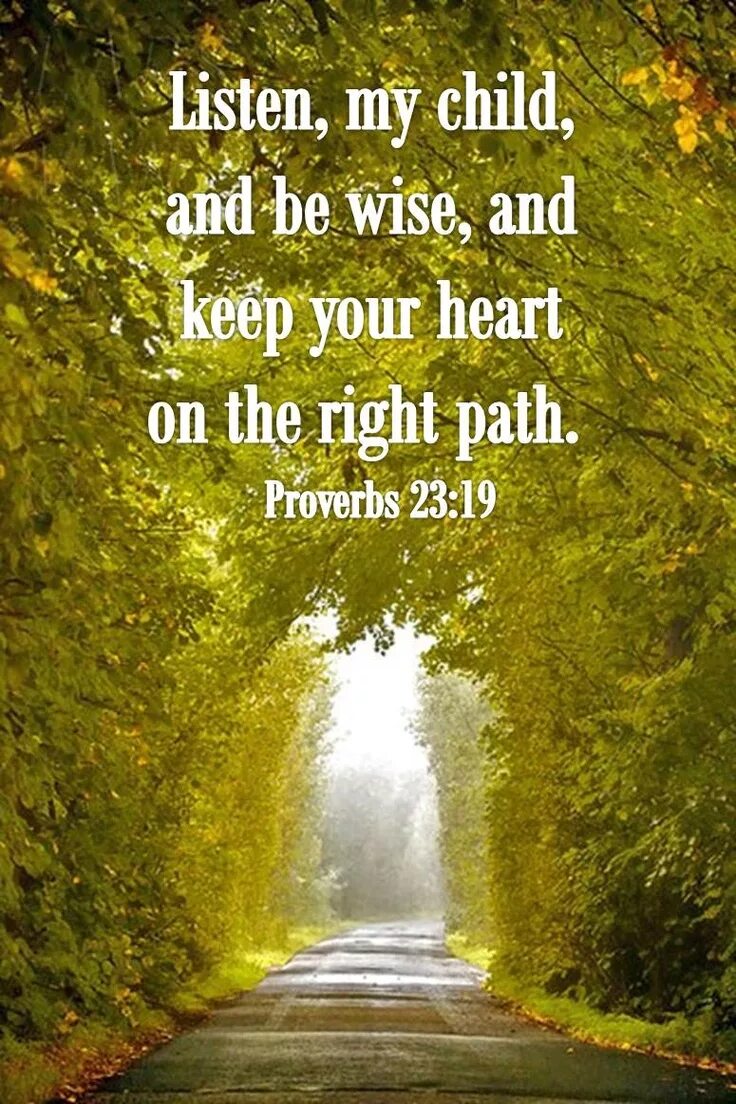 And to my listen