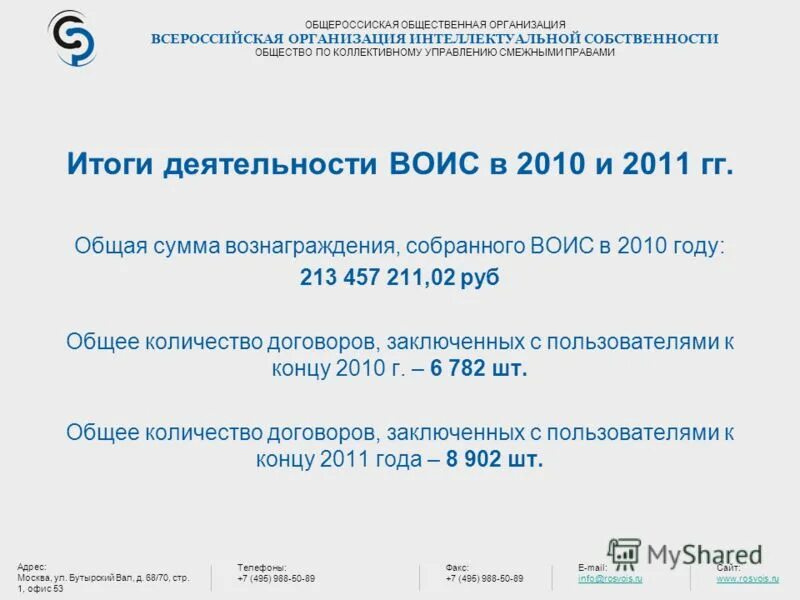 Всероссийская организация интеллектуальной