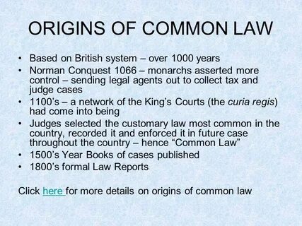 Common law