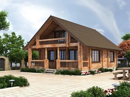 Проект домика из бруса