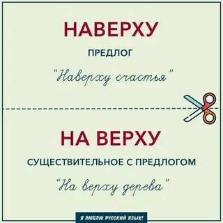 Как пишется наверх или наверх