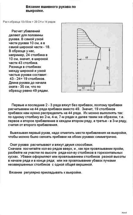 Как связать втачной рукав спицами. Как вязать рукав спицами снизу схема. рукав спицами снизу вверх прибавка прямой. вязание спицами оката рукава снизу вверх. как вязать рукав спицами снизу схема и расчет.