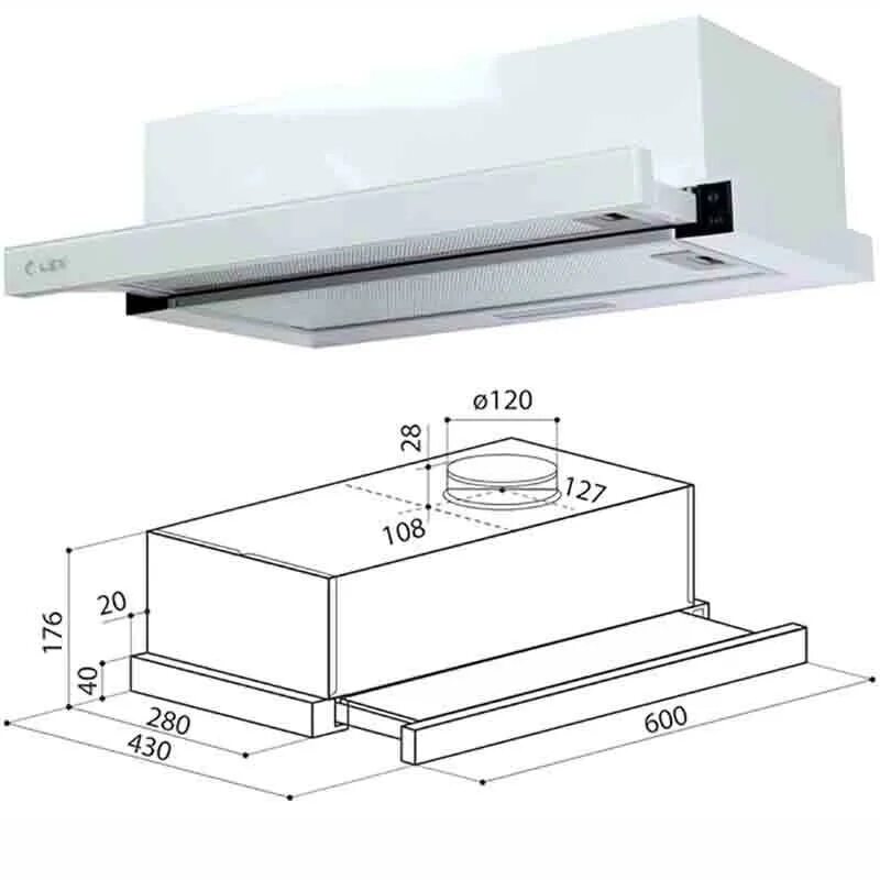 Встроенная вытяжка krona kamilla 600. Lex Hubble 600 вытяжка габариты. Вытяжка Krona Kamilla 600. Krona Kamilla 500.