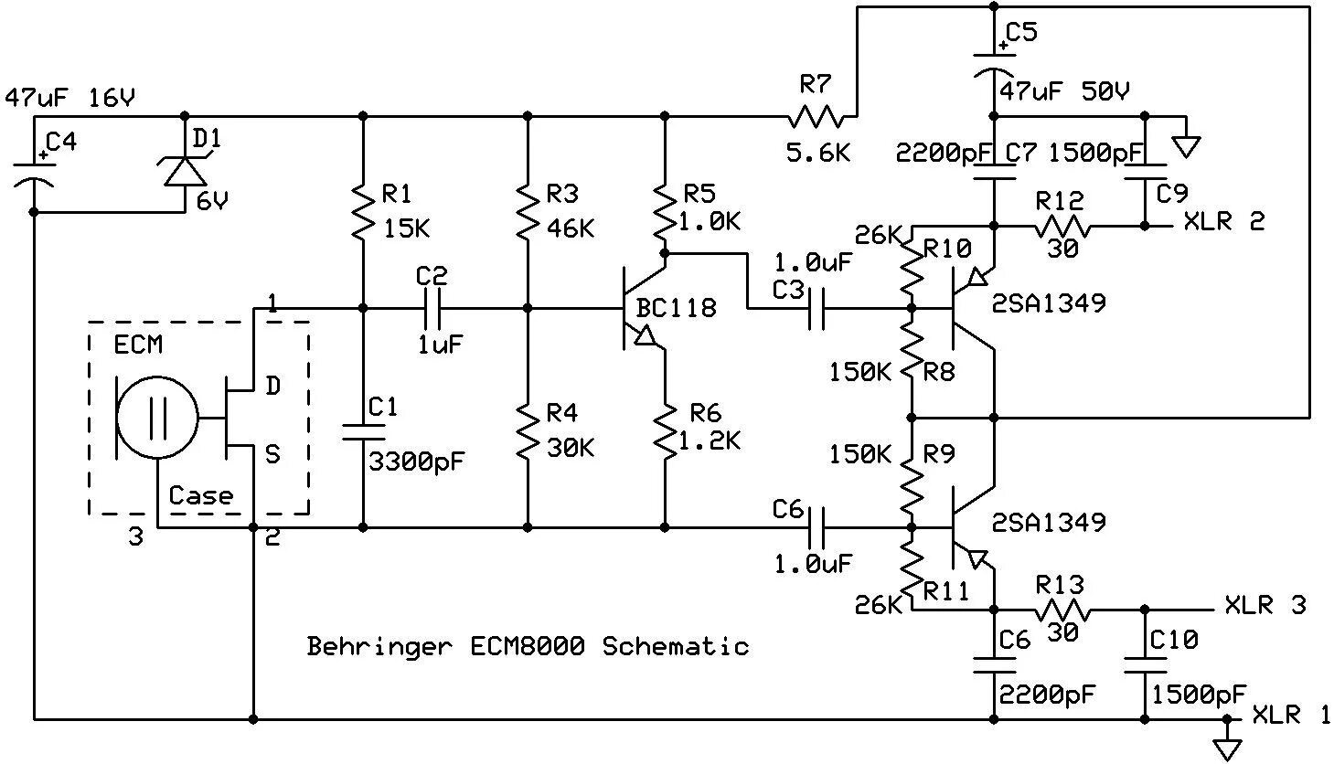 Принципиальную схему микрофона. Измерительный микрофон behringer ecm8000 схема. схема микрофон behringer ecm8000. схема конденсаторного микрофона с фантомным питанием. измерительный микрофон behringer ecm8000 схема питания.