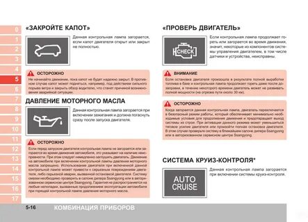 Горит контрольная лампа