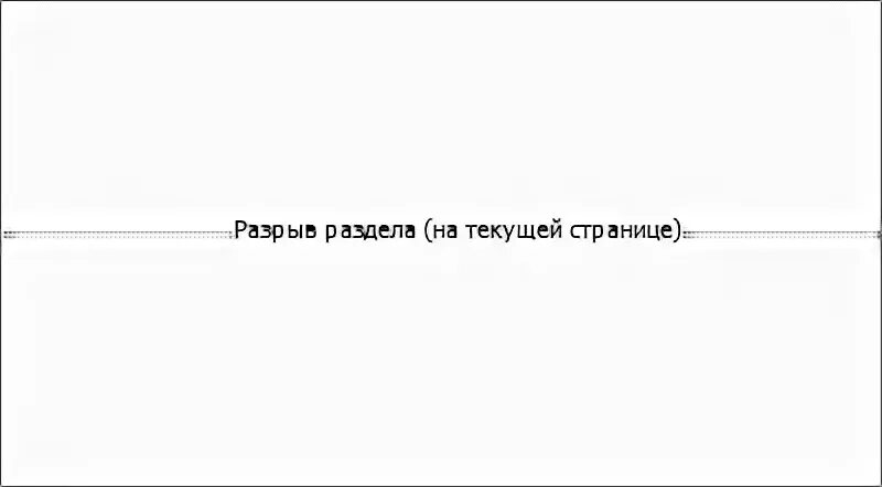 Виды разрыв страниц