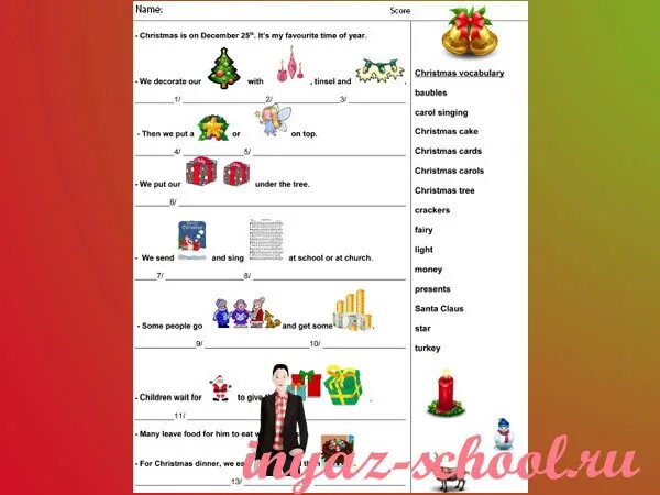 рождественские задания на английском для детей. Christmas vocabulary for kids. задания по английскому 2 класс новый год. кроссворд на английском на тему новый год. задания по английскому новый год.