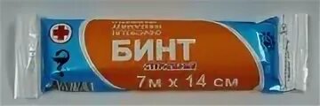 Бинт марлевый медицинский 7х14