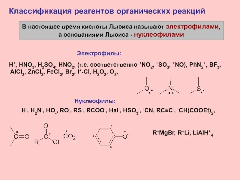 Реагент пример