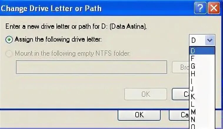 Drive letters