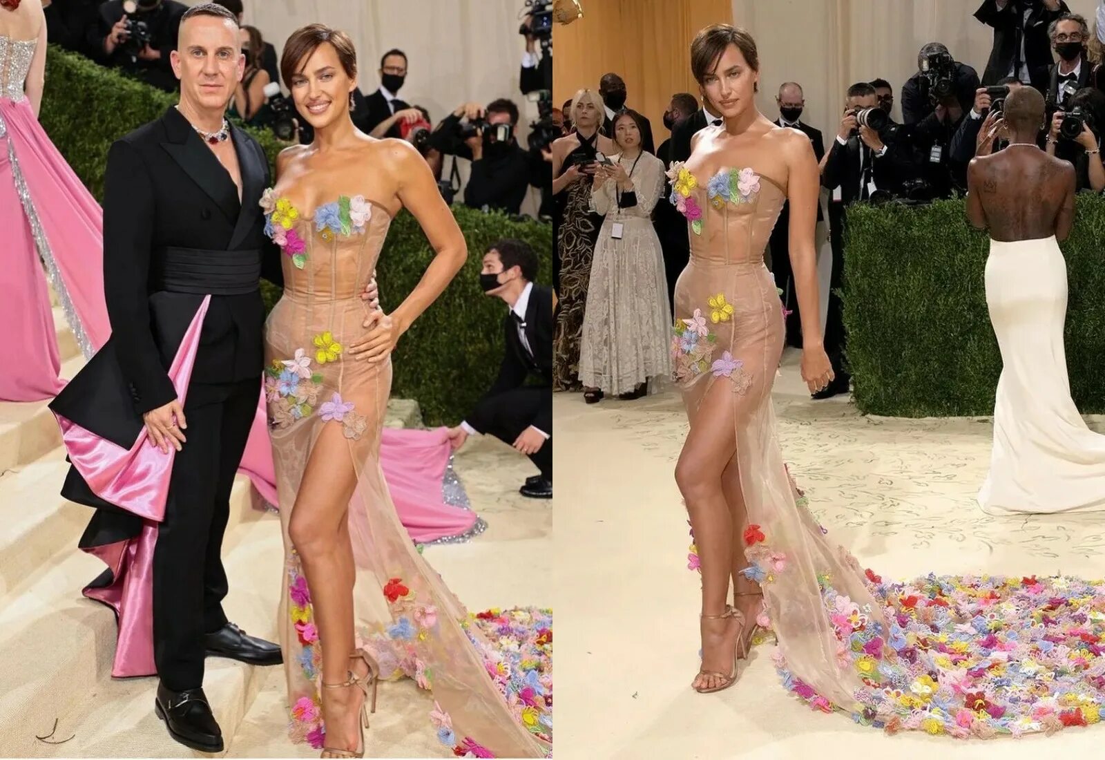 Sysi gala. Ирина шейк мет гала 2025. met gala 2025 ирина шейк. шейк на мет гала 2025. ирина шейк мет гала.