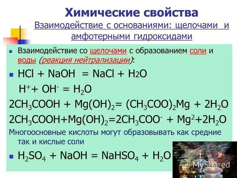 Какой из указанных гидроксидов проявляет амфотерные свойства. Взаимодействие с основаниями реакция нейтрализации. Реакция солей с щелочами. Взаимодействие щелочей с солями. Щелочь и основание реакция.