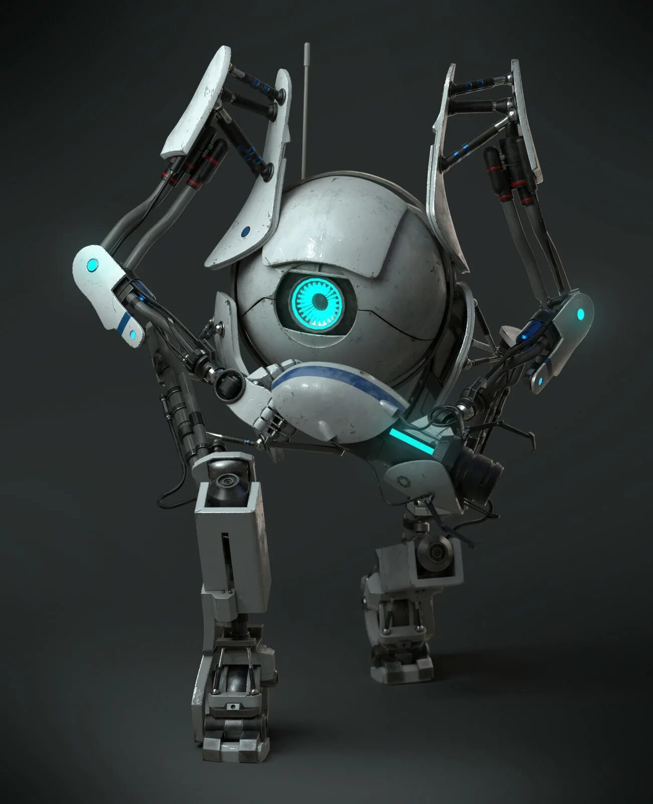 Bad 2 робот. Portal 2 атлас и пибоди. portal 2 роботы. пибоди portal 2. atlas portal 2.