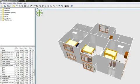 Sweet home 3d
