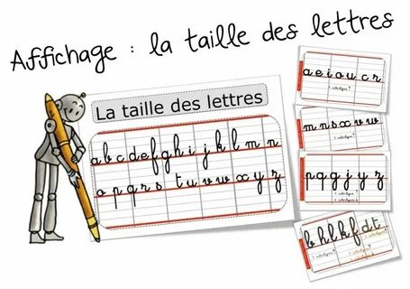 Des lettres
