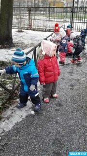 Весенняя прогулка в детском саду