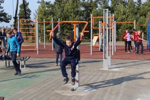 Открытие спортивной площадки