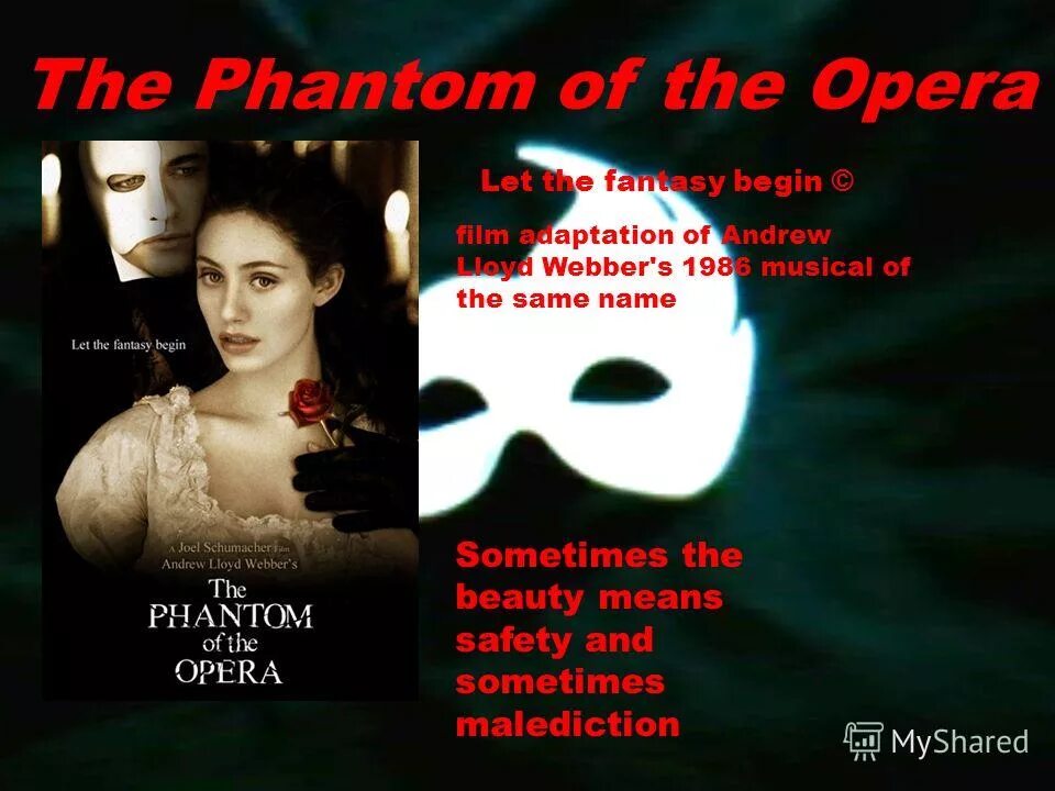 Песня опера на английском. Презентация призрак оперы. Phantom of the Opera 1986. Презентация по мюзиклу призрак оперы. Призрак оперы краткое содержание.