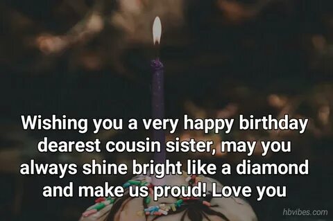 My cousin is the sister