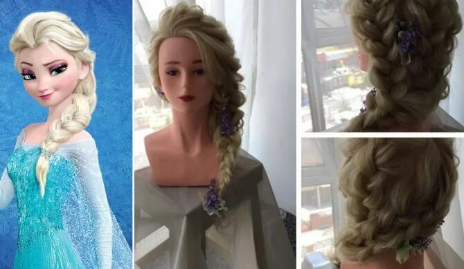 Frozen - Elsa's updo Elsa hair, Disney hairstyles, Elsa frozen hair