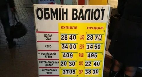 Гривна к доллару сегодня в киеве
