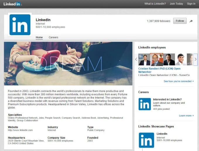 Красивое оформление страницы в линкедин LinkedIn Gets Website Redesign Business Insider